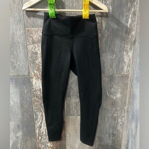 Fabletics Black Crop Leggings - Powerhold